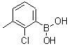 CAS 登录号：915070-53-0， (2-氯-3-甲基苯基)硼酸