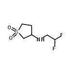 CAS#: 915402-22-1, N-(2,2-Difluoroethyl)tetrahydro-3-thiophenamine 1,1-dioxide