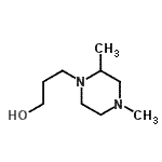 CAS 登录号：91551-60-9， 3-(2,4-二甲基-1-哌嗪基)-1-丙醇