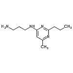 CAS 登录号：915882-06-3， N-(6-甲基-2-丙基-4-嘧啶基)-1,3-丙烷二胺