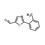 CAS#: 915919-92-5, 2-(2-Methylphenyl)-1,3-thiazole-5-carbaldehyde