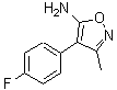 CAS 登录号：915919-94-7， 4-(4-氟苯基)-3-甲基-1,2-恶唑-5-胺