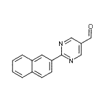 CAS#: 915919-99-2, 2-(2-Naphthyl)-5-pyrimidinecarbaldehyde