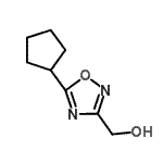 CAS#: 915920-03-5, (5-Cyclopentyl-1,2,4-oxadiazol-3-yl)methanol