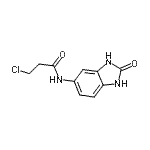 CAS#: 915920-69-3, 3-chloro-N-(2-oxo-1,3-dihydrobenzimidazol-5-yl)propanamide