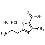CAS 登录号：915921-10-7， 2-(2-氨基乙基)-4-甲基-噻唑-5-羧酸二盐酸盐