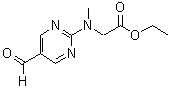 CAS 登录号：915921-80-1， N-(5-甲酰基-2-嘧啶基)-N-甲基甘氨酸乙酯