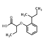 CAS 登录号：915921-89-0， 2-(2-仲-丁基苯氧基)丁酸