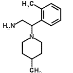 CAS 登录号：915922-08-6， 2-(2-甲基苯基)-2-(4-甲基-1-哌啶基)乙胺