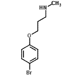 CAS 登录号：915922-44-0， 3-(4-溴苯氧基)-N-甲基-1-丙胺