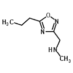 CAS#: 915922-63-3, N-Methyl-1-(5-propyl-1,2,4-oxadiazol-3-yl)methanamine