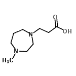 CAS 登录号：915923-47-6， 3-(4-甲基-1,4-二氮杂环庚-1-基)丙酸