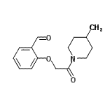 CAS#: 915923-54-5, 2-[2-(4-Methyl-1-piperidinyl)-2-oxoethoxy]benzaldehyde