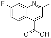 CAS 登录号：915923-73-8， 7-氟-2-甲基-4-喹啉羧酸