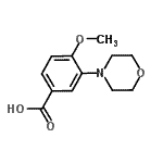 CAS 登录号：915923-91-0， 4-甲氧基-3-(4-吗啉基)苯甲酸