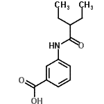 CAS 登录号：915923-97-6， 3-[(2-乙基丁酰基)氨基]苯甲酸
