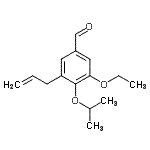 CAS 登录号：915924-52-6， 3-烯丙基-5-乙氧基-4-异丙氧基苯甲醛