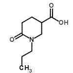 CAS#: 915924-93-5, 6-Oxo-1-propyl-3-piperidinecarboxylic acid