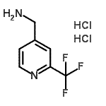 CAS 登录号：916211-41-1， 1-[2-(三氟甲基)-4-吡啶基]甲胺二盐酸盐