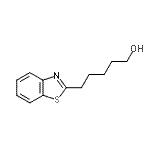 CAS#: 91640-16-3, 5-(1,3-Benzothiazol-2-yl)-1-pentanol
