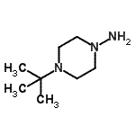 CAS#: 916519-04-5, 4-(2-Methyl-2-propanyl)-1-piperazinamine