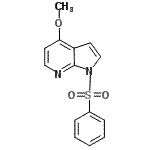 CAS#: 916574-87-3, 4-Methoxy-1-(phenylsulfonyl)-1H-pyrrolo[2,3-b]pyridine