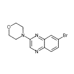 CAS#: 916811-87-5, 7-Bromo-2-(4-morpholinyl)quinoxaline