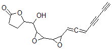 CAS#: 91682-94-9, 4,5-Dihydro-5-(2,3:4,5-diepoxy-1-hydroxydodeca-6,7-dien-9,11-diynyl)-2(3H)-furanone