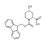 CAS#: 917099-02-6, (2R,4S)-1-[(9H-Fluoren-9-ylmethoxy)carbonyl]-4-hydroxy-2-piperidinecarboxylic acid