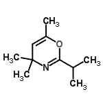 CAS#: 91716-74-4, 2-Isopropyl-4,4,6-trimethyl-4H-1,3-oxazine