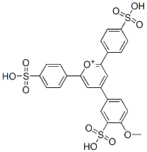 CAS 登录号：91788-04-4， 4-(4-甲氧基-3-磺酸基苯基)-2,6-双-(4-磺酸苯基)吡喃鎓