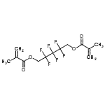 CAS#: 918-36-5, 2,2,3,3,4,4-Hexafluoro-1,5-pentanediyl bis(2-methylacrylate)