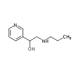 CAS#: 91800-29-2, 2-(Propylamino)-1-(3-pyridinyl)ethanol