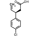CAS#: 918149-76-5, (3R)-3-(4-Chlorophenyl)-4-pentenoic acid