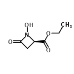 CAS#: 91815-12-2, Ethyl (2R)-1-hydroxy-4-oxo-2-azetidinecarboxylate