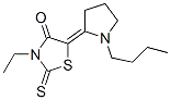 CAS 登录号：91904-71-1， 5-(1-丁基吡咯烷-2-亚基)-3-乙基-2-硫酮噻唑烷-4-酮
