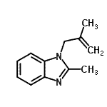 CAS 登录号：91917-99-6， 2-甲基-1-(2-甲基-2-丙烯-1-基)-1H-苯并咪唑