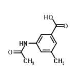 CAS#: 91950-09-3, 3-acetamido-5-methyl-benzoic acid