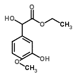 CAS 登录号：91971-78-7， 乙基羟基(3-羟基-4-甲氧基苯基)乙酸酯