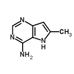 CAS#: 91982-44-4, 6-Methyl-5H-pyrrolo[3,2-d]pyrimidin-4-amine