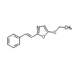 CAS#: 92028-81-4, 5-Ethoxy-2-[(E)-2-phenylvinyl]-1,3-oxazole