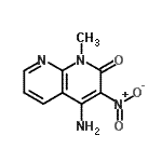 CAS 登录号：921214-37-1， 4-氨基-1-甲基-3-硝基-1,8-萘啶-2(1H)-酮