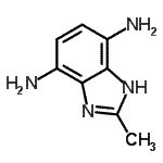 CAS#: 92146-00-4, 2-Methyl-1H-benzimidazole-4,7-diamine