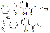 CAS#: 92172-29-7, 3-Pyridinecarboxylic acid, methyl ester, mixt. with ethyl 2-hydroxybenzoate, 2-hydroxyethyl 2-hydroxybenzoate and methyl 2-hydroxybenzoate