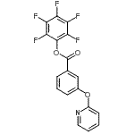 CAS 登录号：921938-48-9， 五氟苯基3-(2-吡啶基氧基)苯甲酸酯