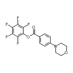 CAS#: 921938-51-4, Pentafluorophenyl 4-(4-morpholinyl)benzoate