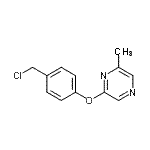 CAS#: 921939-00-6, 2-[4-(Chloromethyl)phenoxy]-6-methylpyrazine