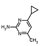 CAS#: 92238-61-4, 4-Cyclopropyl-6-methyl-2-pyrimidinamine