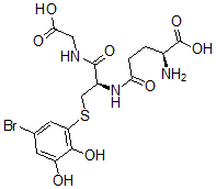 CAS 登录号：92263-88-2， 6-(谷胱甘肽-S-基)-4-溴邻苯二酚