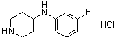 CAS 登录号：923565-91-7， N-(3-氟苯基)-4-哌啶胺盐酸盐(1:1)